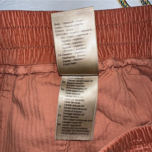 Scotch & Soda Men’s Mars Orange Organic Cotton Corduroy Jogger Shorts- Size 30 - Picture 5 of 12